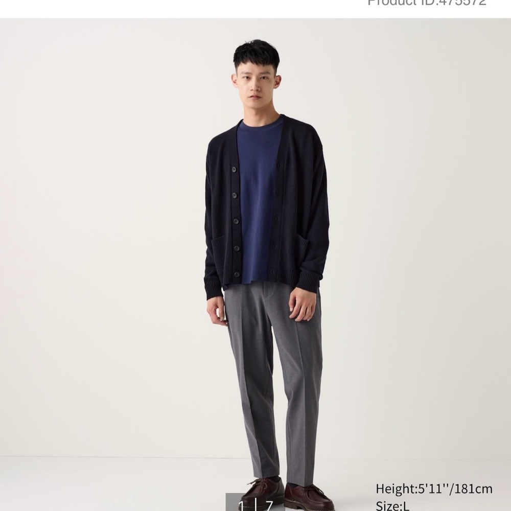 UNIQLO. Smart Ankle Pants, Size:L